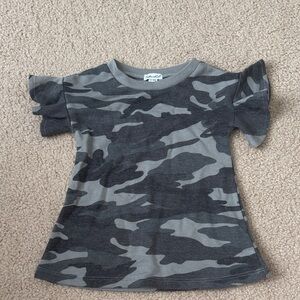 Splendid Gray Camo Kids Tee